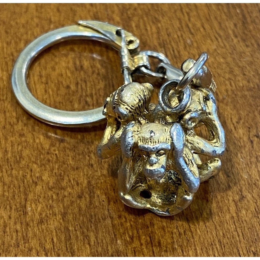 Key Ring Hear No Evil See No Evil Speak No Evil